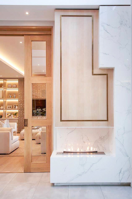 main bedroom fireplace